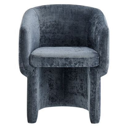 Verity Barrel Back Chenille Dining Armchair by Modway
