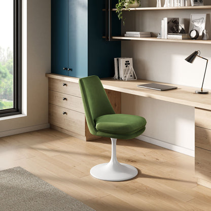 Lippa Swivel Dining Performance Velvet Side Chair by Modway