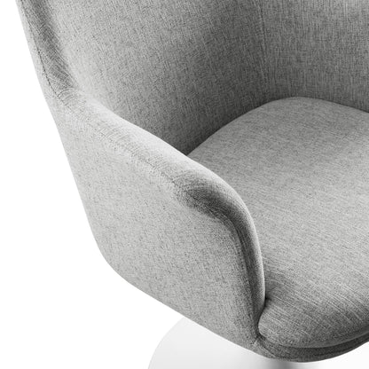 Lippa Swivel Dining Upholstered Armchair by Modway