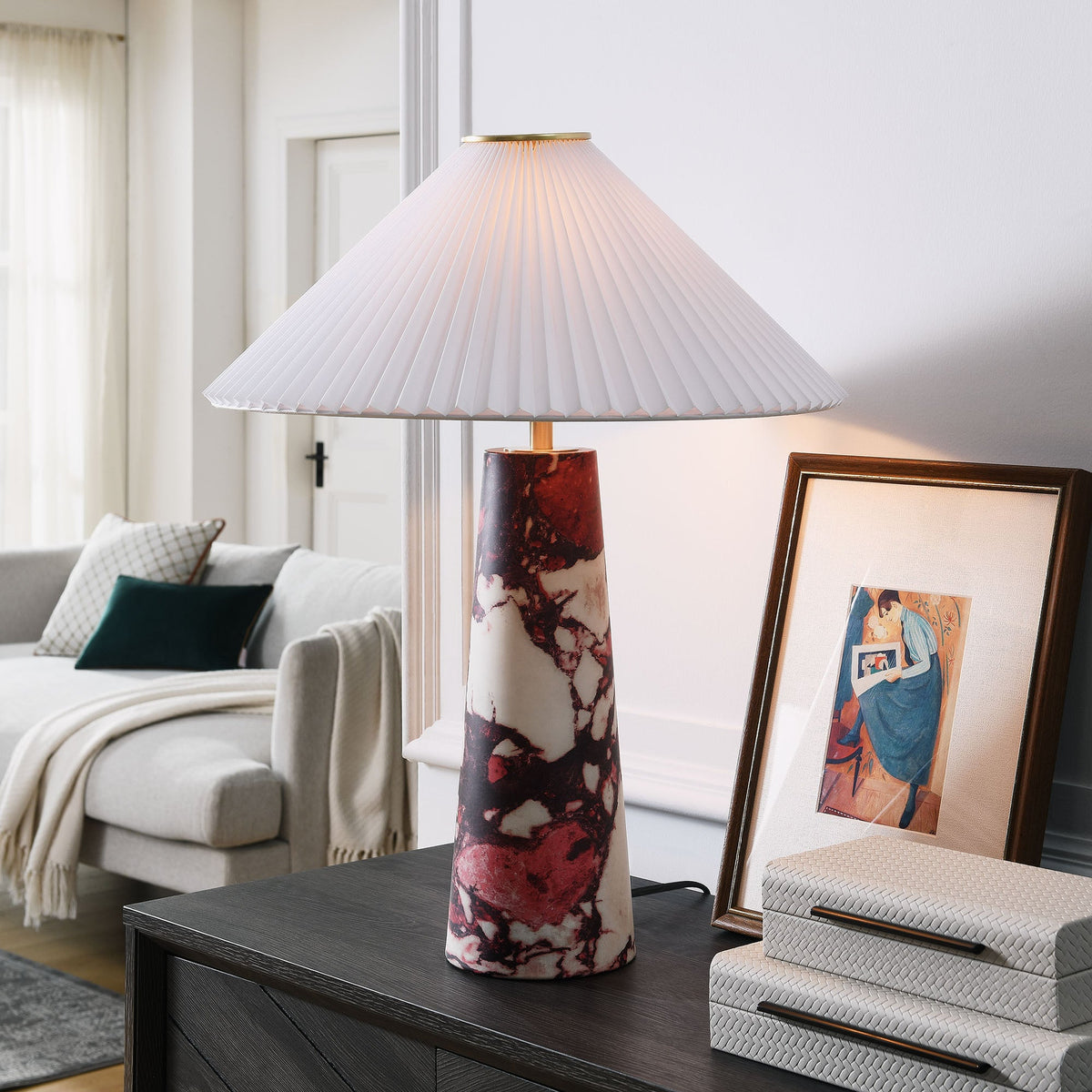 Nera Marble Table Lamp by Modway