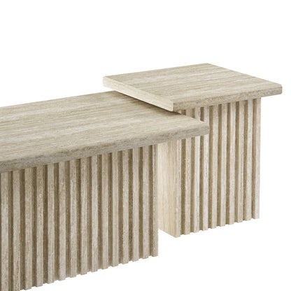 Render Nesting Coffee Tables Set of 2 by Modway