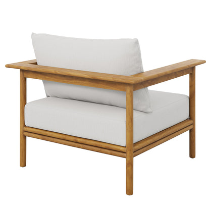 Wren Outdoor Patio Teak Wood Armchair by Modway