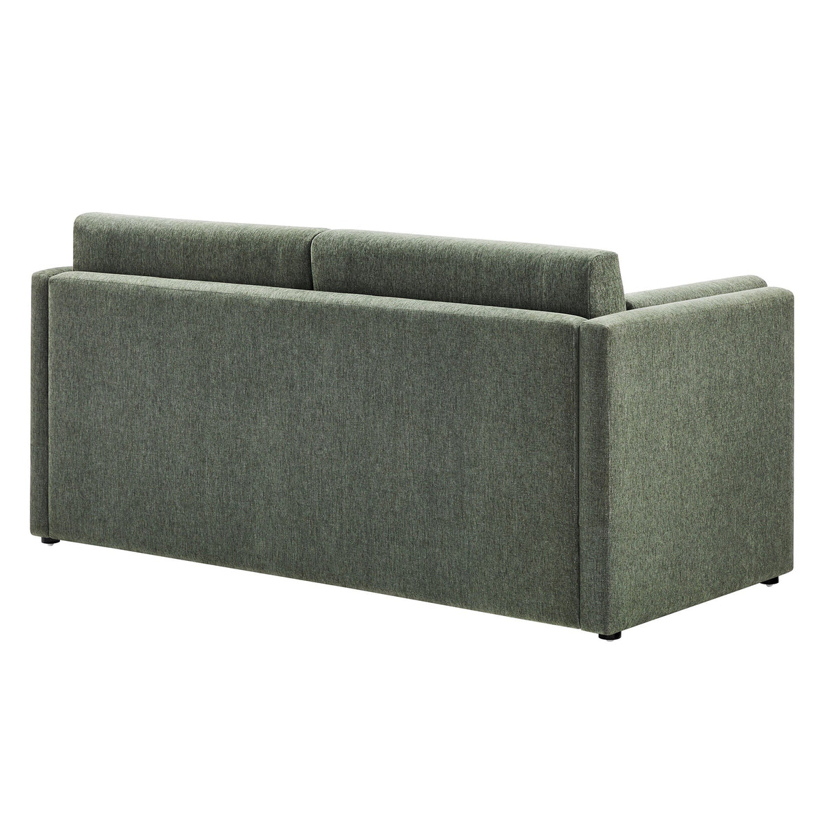 Linden Upholstered Heathered Chenille Small Sofa