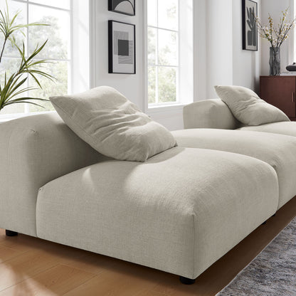 Solace 3-Piece Modular Upholstered Fabric Sectional Sofa by Modway