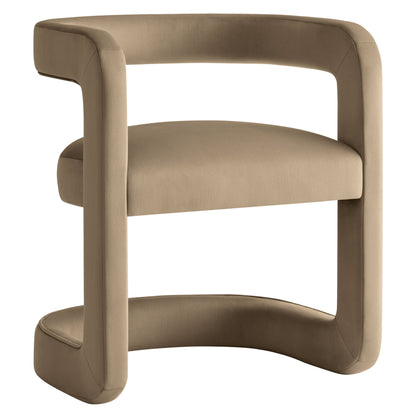 Winslow Barrel Performance Velvet Dining Chair by Modway