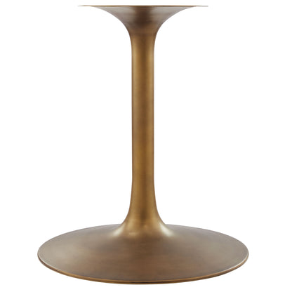 Lippa 60" Round Pedestal Solid Wood Dining Table by Modway