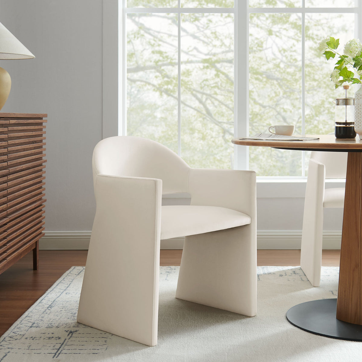 Talia Performance Velvet Dining Armchair by Modway