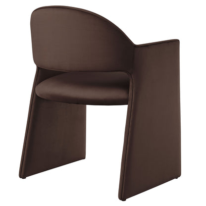 Talia Performance Velvet Dining Armchair by Modway
