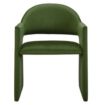 Talia Performance Velvet Dining Armchair by Modway