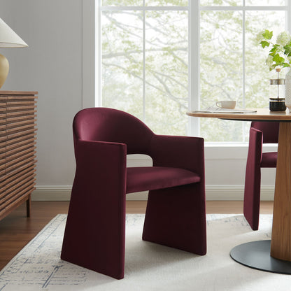 Talia Performance Velvet Dining Armchair by Modway
