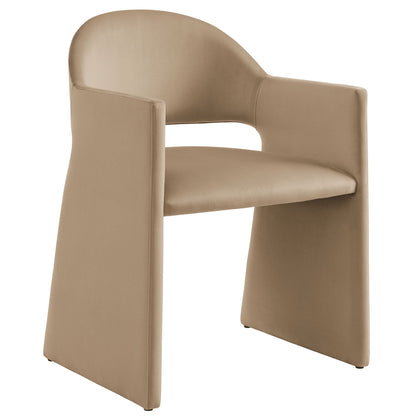 Talia Performance Velvet Dining Armchair by Modway