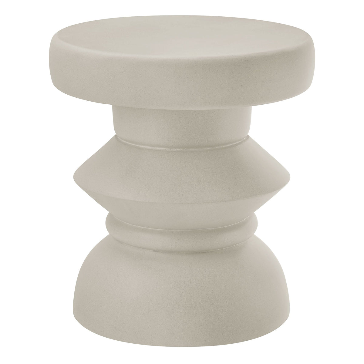 Terza Indoor - Outdoor Patio Concrete Side Table by Modway