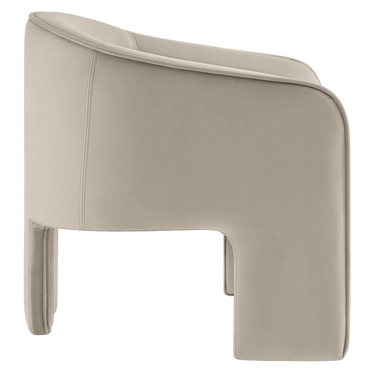 Greer Performance Velvet Upholstered Accent Armchair by Modway