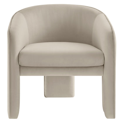 Greer Performance Velvet Upholstered Accent Armchair by Modway