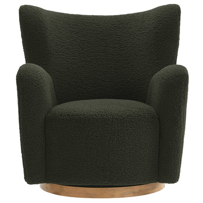 Montrose Wingback Sherpa Swivel Accent Chair by Modway