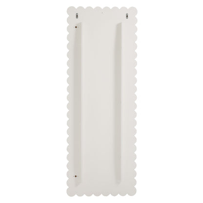Emmeline Scalloped Rectangle Floor Mirror by Modway