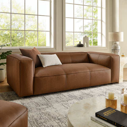 Auren Upholstered Vegan Leather Sofa by Modway