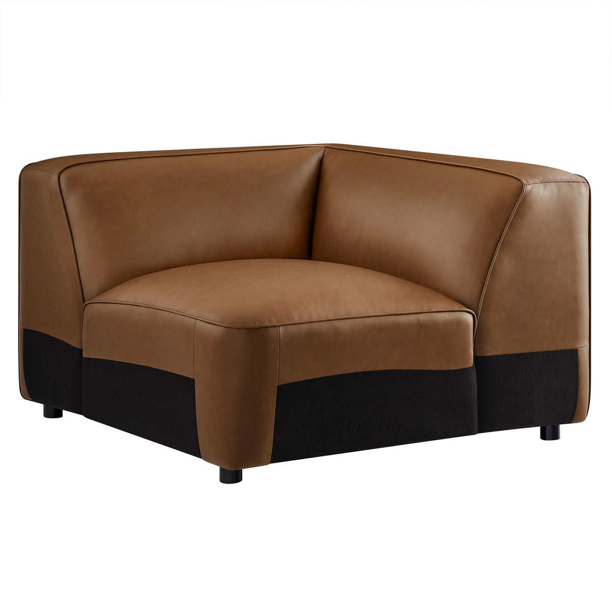 Auren Upholstered Vegan Leather Modular Corner Chair by Modway