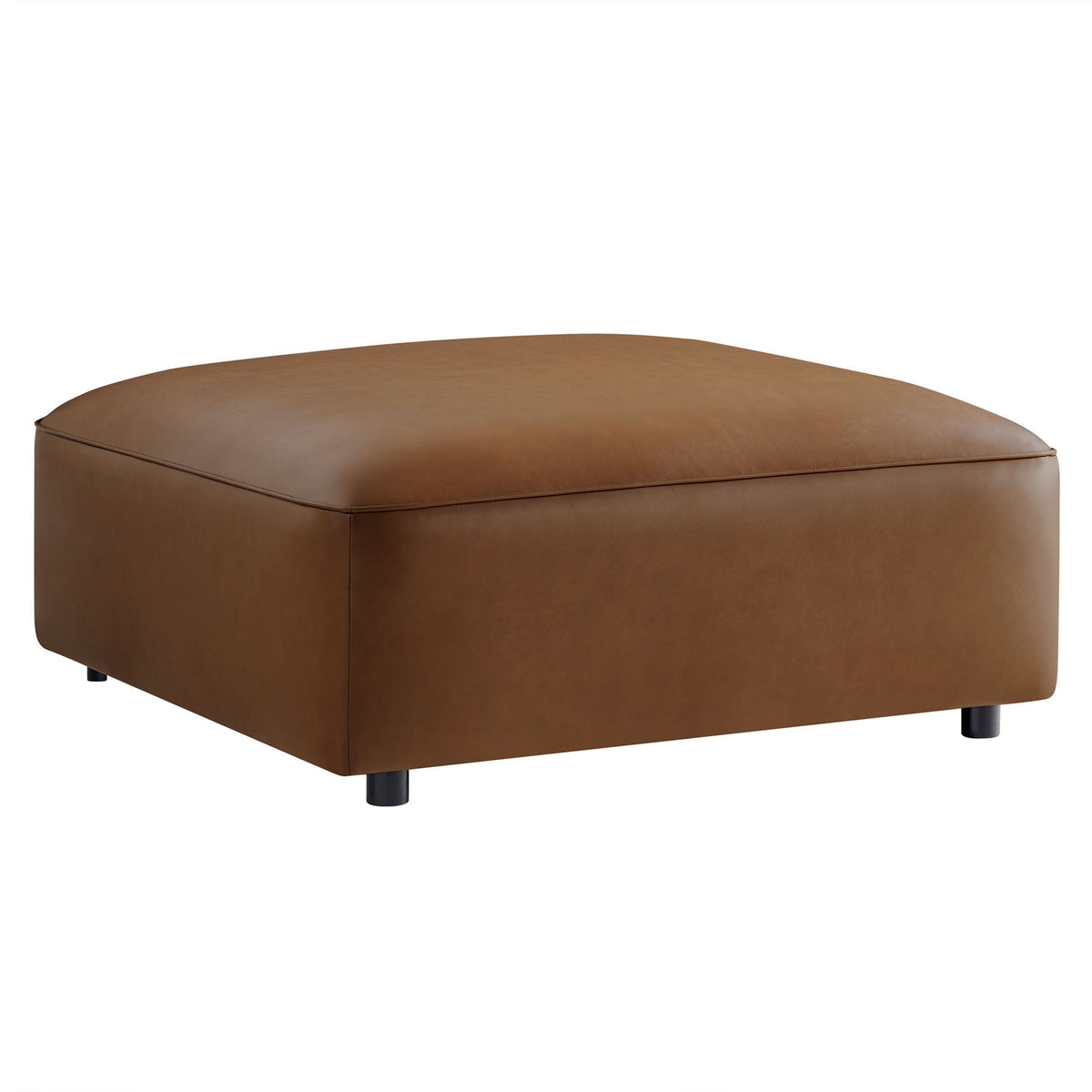 Auren Upholstered Vegan Leather Ottoman by Modway