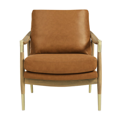 Langford Vegan Leather Accent Armchair by Modway