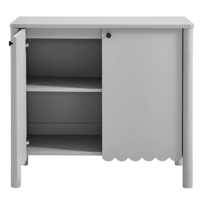 Emmeline 35" 2-Door Scalloped Sideboard Cabinet by Modway
