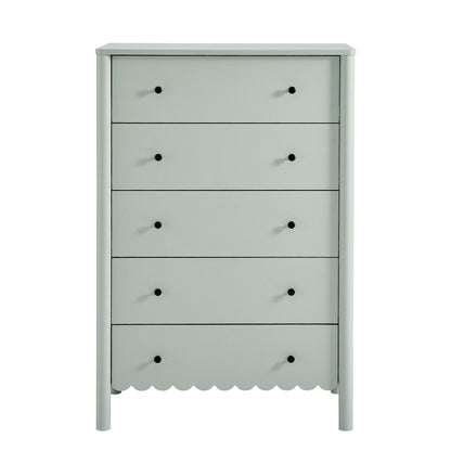 Emmeline Scalloped 5-Drawer Chest by Modway