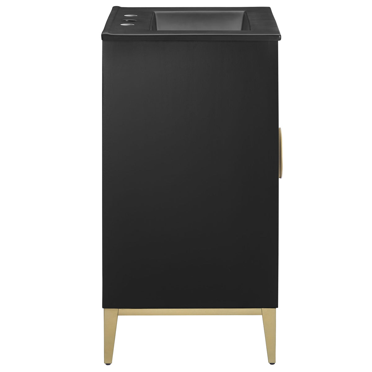 Beau 24" Wood Bathroom Vanity with Basin by Modway - Black Black