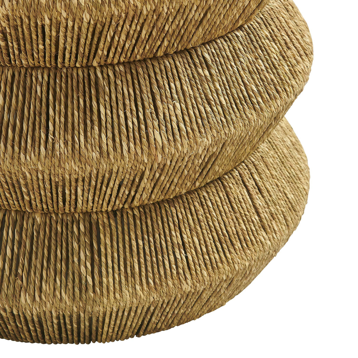 Maris Seagrass and Wood End Table by Modway