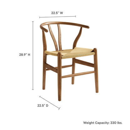 Amish 29" Wood Dining Chair by Modway
