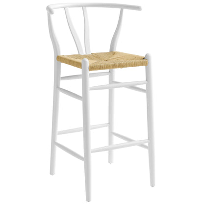 Amish Wood Bar Stool by Modway