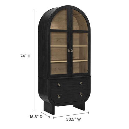 Nyx Arched Display Cabinet by Modway