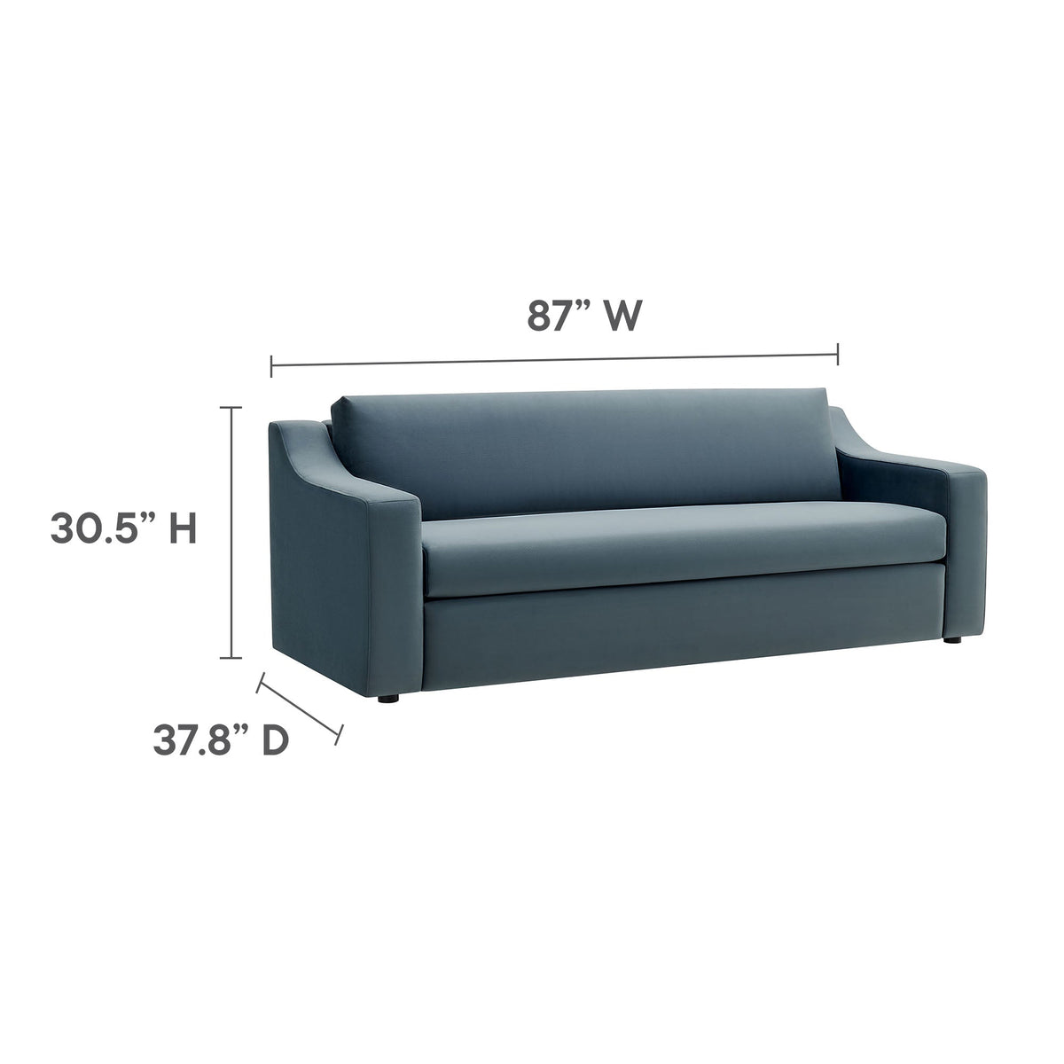 Liora Performance Velvet Sofa by Modway