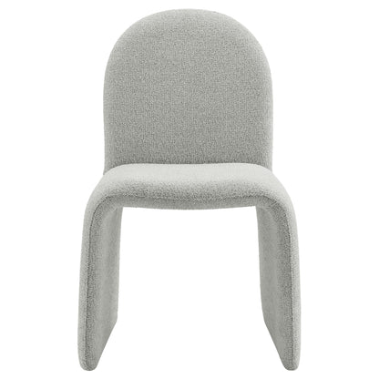 Junia Boucle Upholstered Armless Dining Chair by Modway