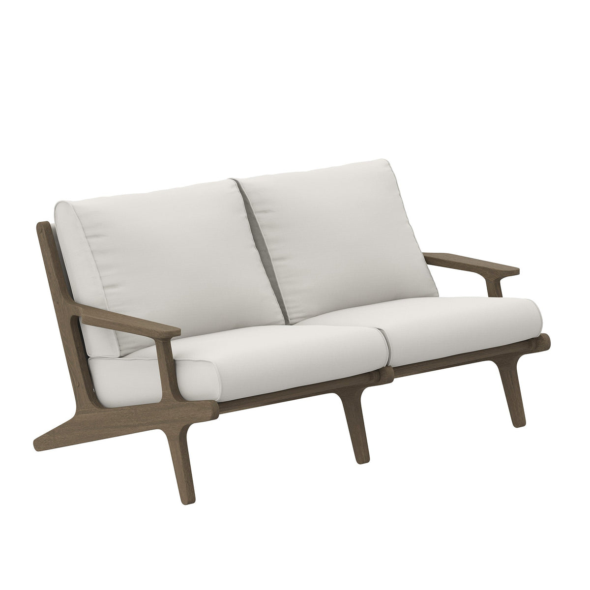 Saratoga Outdoor Patio Teak Wood Loveseat by Modway