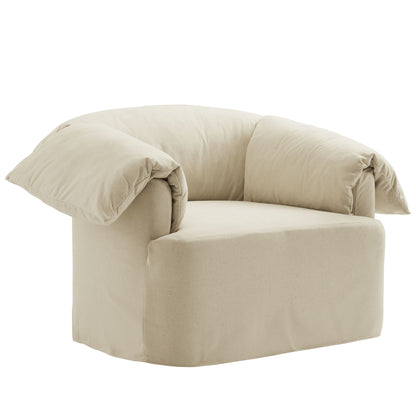Lark Slipcovered Fabric Oversized Armchair by Modway
