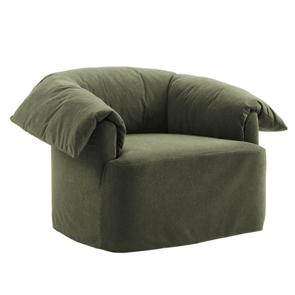 Lark Slipcovered Fabric Oversized Armchair by Modway