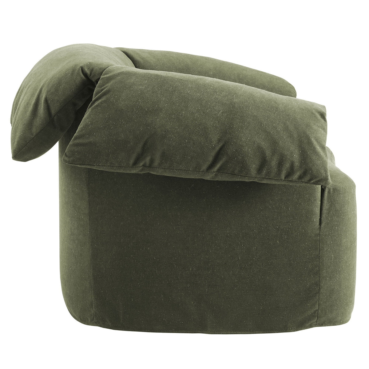 Lark Slipcovered Fabric Oversized Armchair by Modway