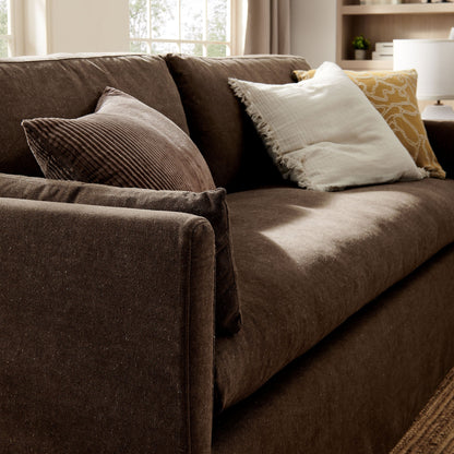 Wellfleet 85" Slipcovered Fabric Sofa by Modway