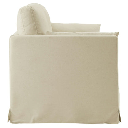 Wellfleet 85" Slipcovered Fabric Sofa by Modway