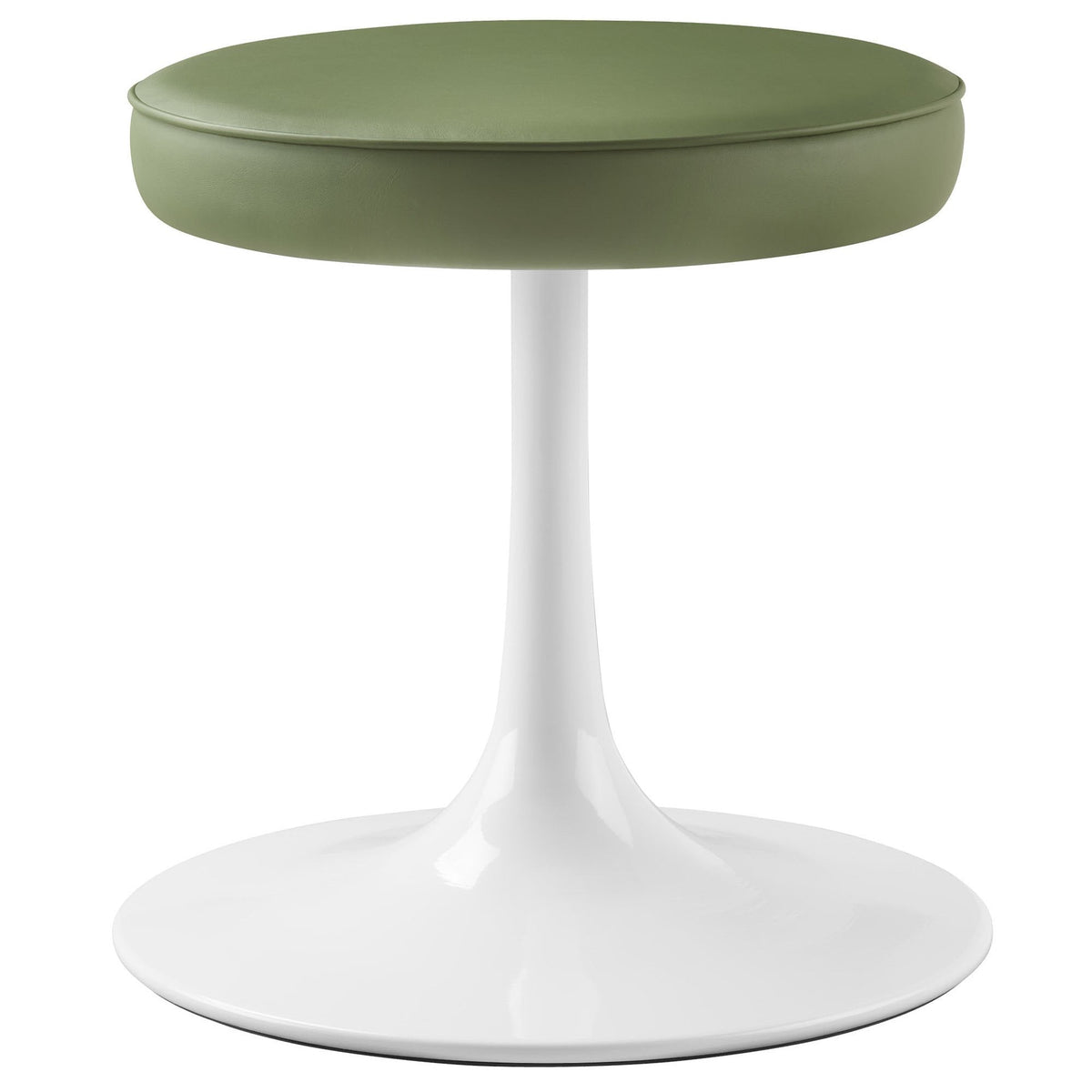 Lippa Vegan Leather Round Stool by Modway