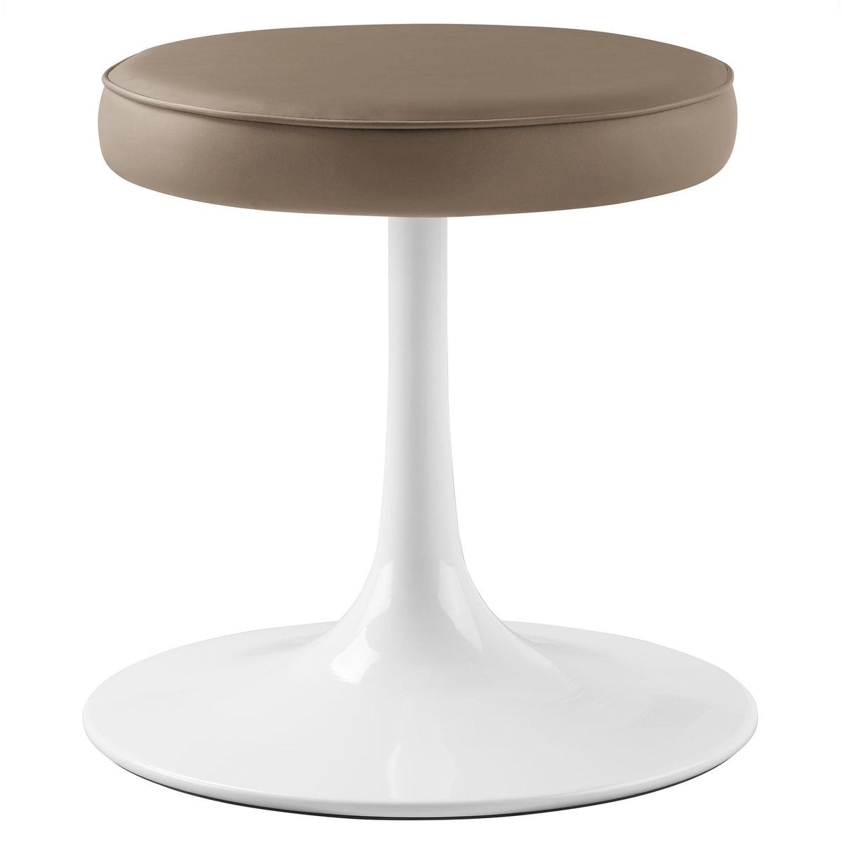 Lippa Vegan Leather Round Stool by Modway
