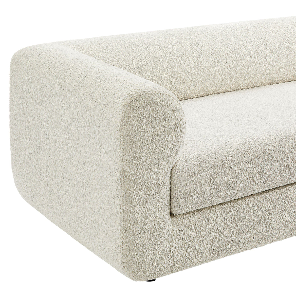 Leif 89" Boucle Upholstered Sofa by Modway