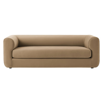 Leif 89" Performance Velvet Upholstered Sofa by Modway