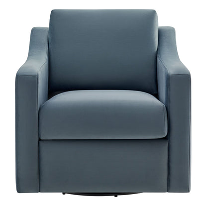 Liora Performance Velvet Swivel Armchair by Modway