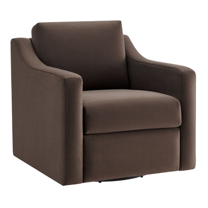 Liora Performance Velvet Swivel Armchair by Modway