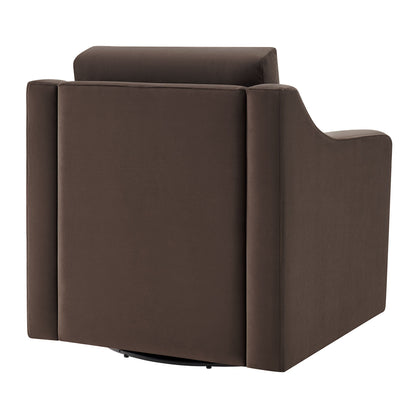 Liora Performance Velvet Swivel Armchair by Modway