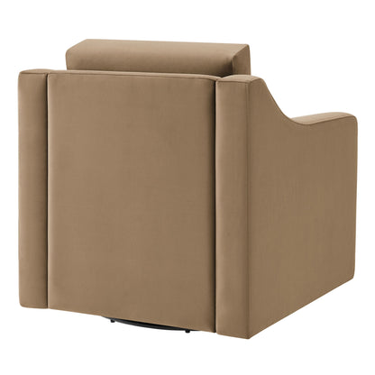 Liora Performance Velvet Swivel Armchair by Modway