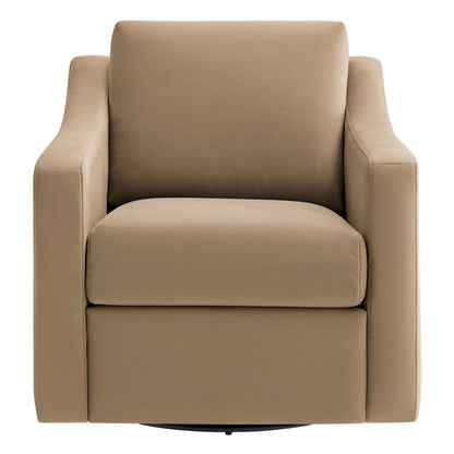 Liora Performance Velvet Swivel Armchair by Modway