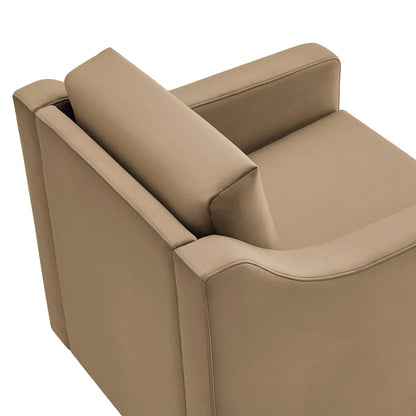Liora Performance Velvet Swivel Armchair by Modway