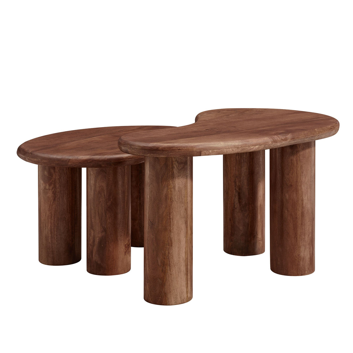 Hackney Mango Wood Nesting Coffee Table Set by Modway